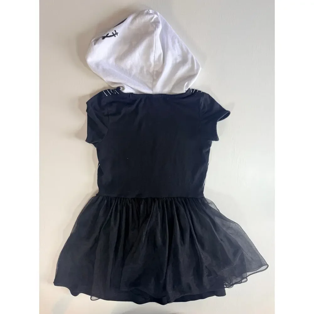 Disney Nightmare Before Christmas Jack Skellington Cosplay Dress -Girls Size 7/8 - Picture 11 of 12